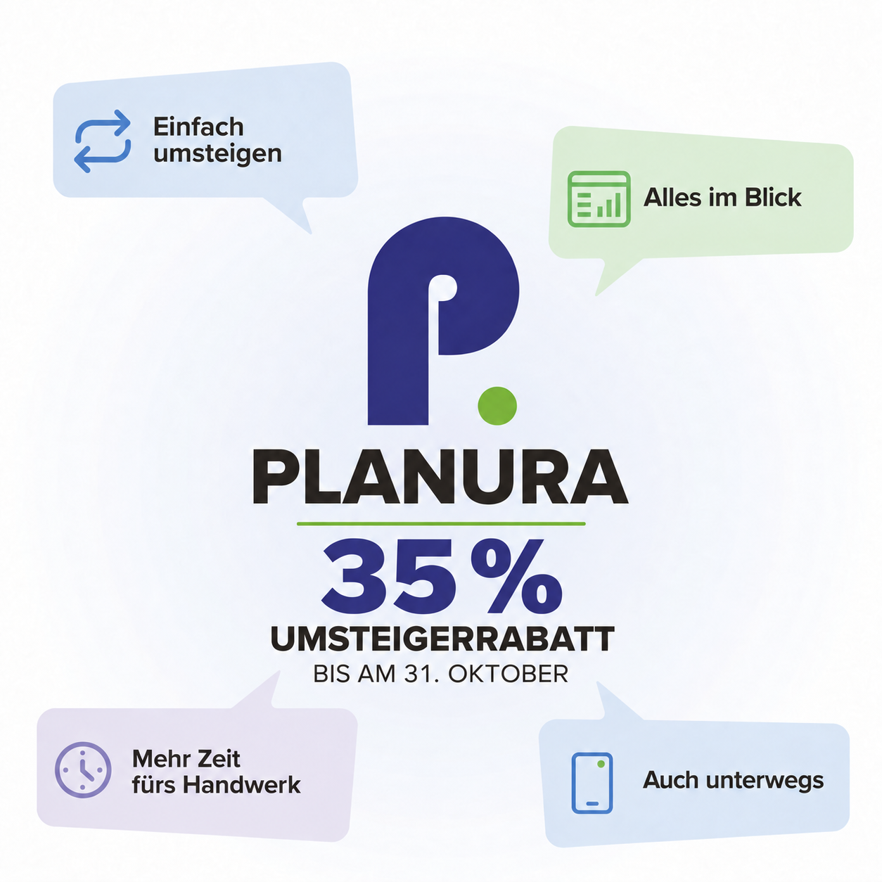 35 % Umsteigerrabatt bis am 31. Oktober
