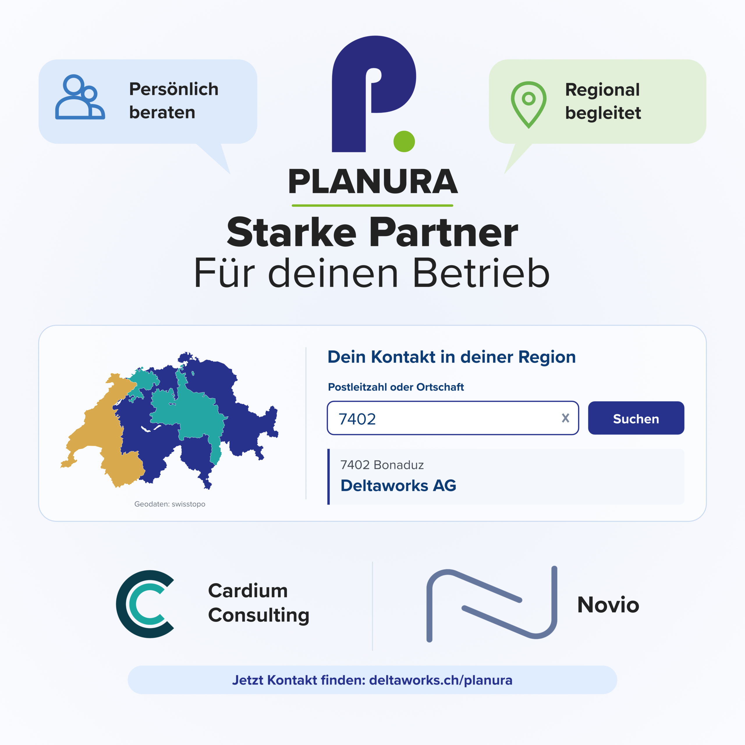 Neue Planura Partner: Cardium Consulting und Novio